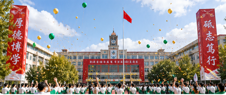 校庆校园活动现场